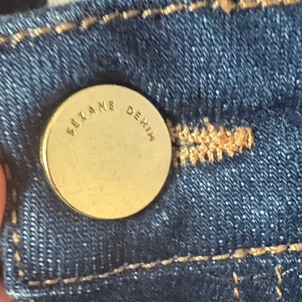 Sezane Indigo Straight Leg Jeans - Picture 9 of 9